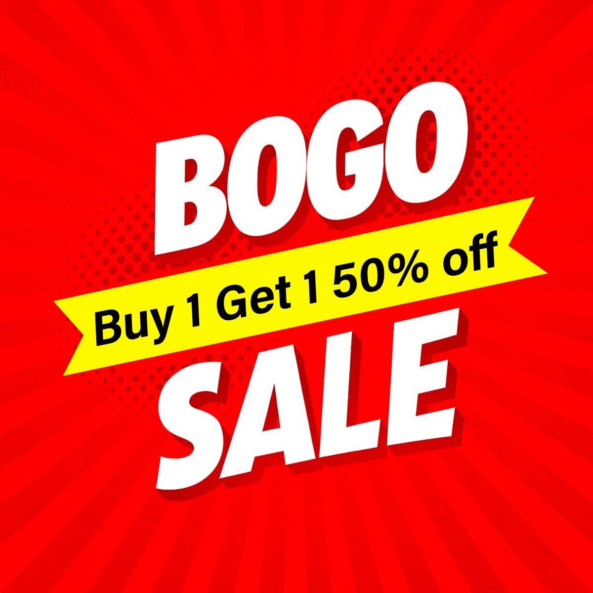 Buy one get one half price - View offers